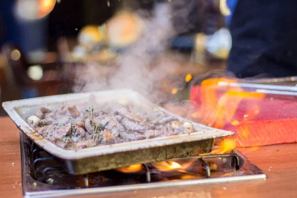 Şef hazırlanmış lezzetli gıdalar