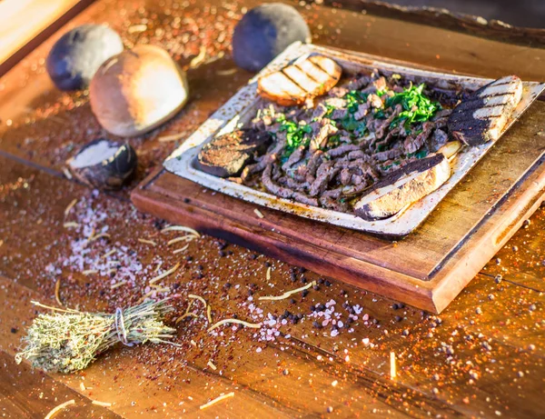 Şef hazırlanmış lezzetli gıdalar