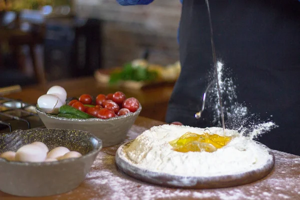 Şef hazırlanmış lezzetli gıdalar