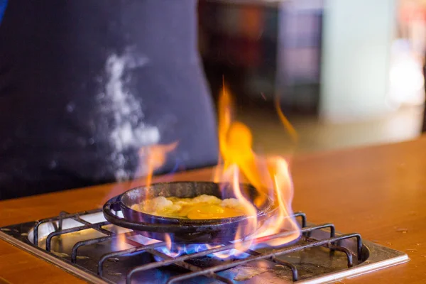 Şef hazırlanmış lezzetli gıdalar