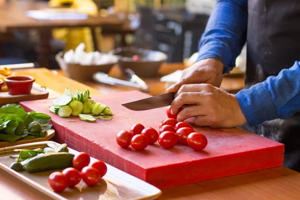 Şef hazırlanmış lezzetli gıdalar