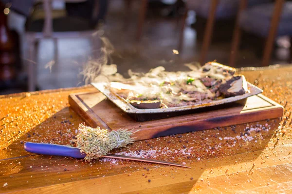 Şef hazırlanmış lezzetli gıdalar