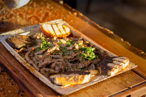 Şef hazırlanmış lezzetli gıdalar