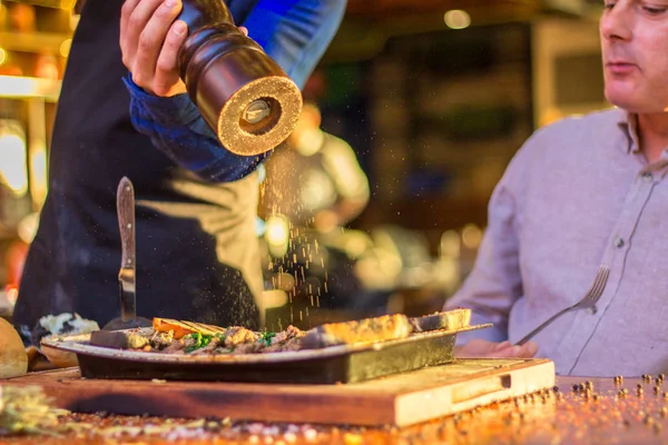 Şef hazırlanmış lezzetli gıdalar