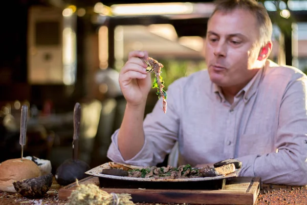 Şef hazırlanmış lezzetli gıdalar