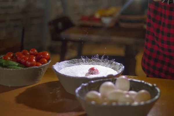 Şef hazırlanmış lezzetli gıdalar