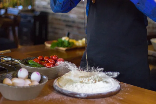 Şef hazırlanmış lezzetli gıdalar