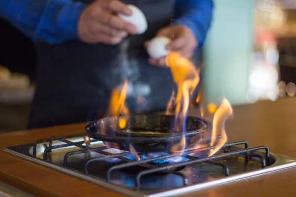 Şef hazırlanmış lezzetli gıdalar