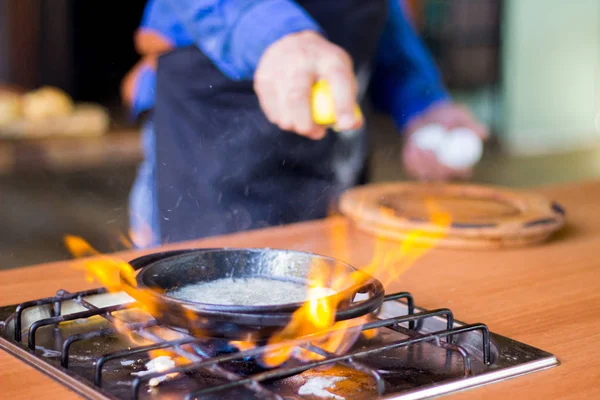 Şef hazırlanmış lezzetli gıdalar