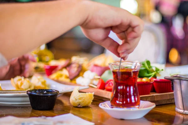 Şef hazırlanmış lezzetli gıdalar