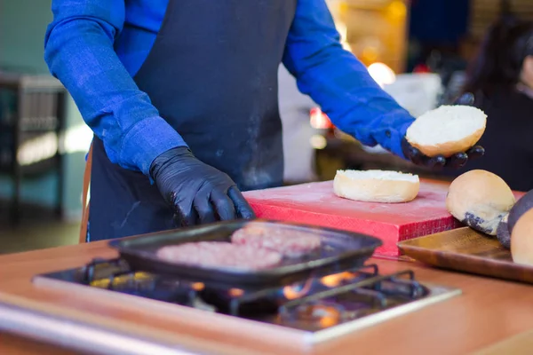 Şef hazırlanmış lezzetli gıdalar