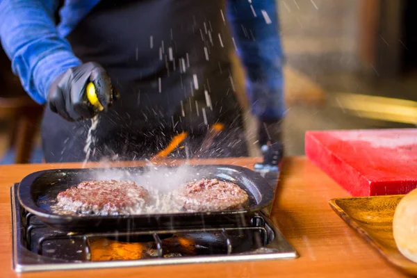 Şef hazırlanmış lezzetli gıdalar