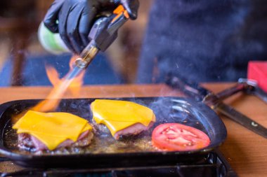 Şef hazırlanmış lezzetli gıdalar