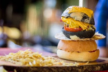 Şef hazırlanmış lezzetli gıdalar