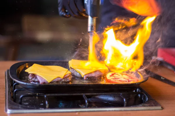 Şef hazırlanmış lezzetli gıdalar