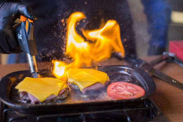 Şef hazırlanmış lezzetli gıdalar