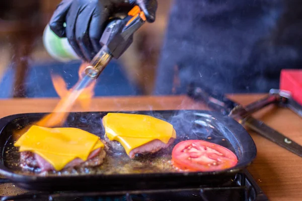 Şef hazırlanmış lezzetli gıdalar