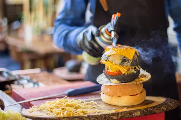 Şef hazırlanmış lezzetli gıdalar