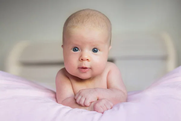 Adorável lindo bebê recém-nascido . — Fotografia de Stock