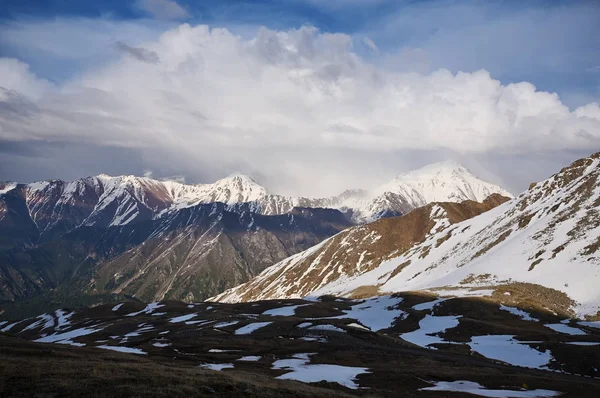 Panorama of the mountain ridge. Kazakhstan — Stock Photo, Image