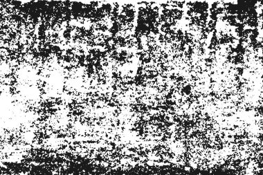 Beyaz arka plan üzerinde izole siyah grenli doku. Sıkıntı kaplaması dokulu. Grunge tasarım öğeleri. Vektör çizim, eps 10.