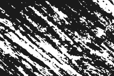 Beyaz arka plan üzerinde izole siyah grenli doku. Sıkıntı kaplaması dokulu. Grunge tasarım öğeleri. Vektör çizim, eps 10.