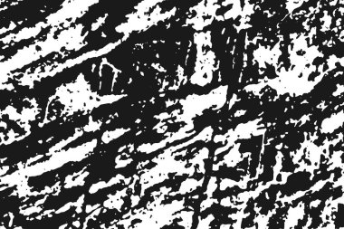 Beyaz arka plan üzerinde izole siyah grenli doku. Sıkıntı kaplaması dokulu. Grunge tasarım öğeleri. Vektör çizim, eps 10.