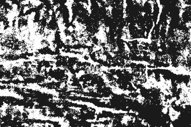 Beyaz arka plan üzerinde izole siyah grenli doku. Sıkıntı kaplaması dokulu. Grunge tasarım öğeleri. Vektör çizim, eps 10.
