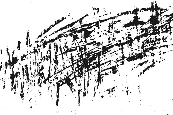 Textura Granulada Negra Aislada Sobre Fondo Blanco Superposición Angustia Texturizada — Archivo Imágenes Vectoriales