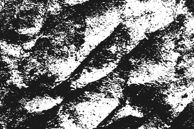 Beyaz arka plan üzerinde izole siyah grenli doku. Sıkıntı kaplaması dokulu. Grunge tasarım öğeleri. Vektör çizim, eps 10.