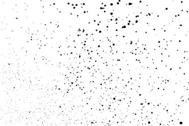 Beyaz arka plan üzerinde izole siyah grenli doku. Sıkıntı kaplaması dokulu. Grunge tasarım öğeleri. Vektör çizim, eps 10.