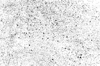 Beyaz arka plan üzerinde izole siyah grenli doku. Sıkıntı kaplaması dokulu. Grunge tasarım öğeleri. Vektör çizim, eps 10.