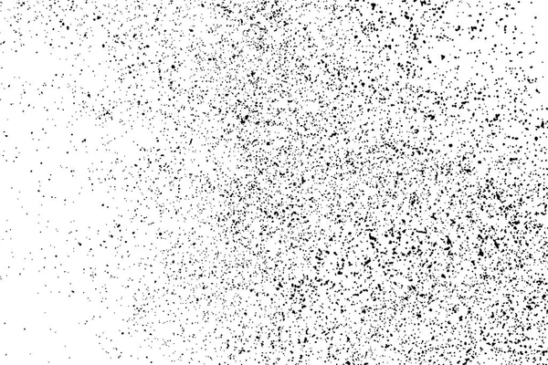 Texture Granuleuse Noire Isolée Sur Fond Blanc Superposition Détresse Texturée — Image vectorielle