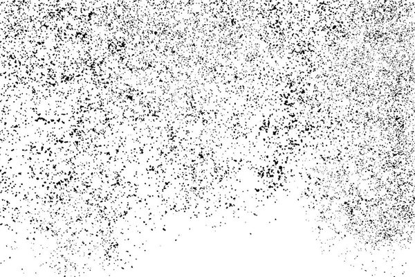 Beyaz arka plan üzerinde izole siyah grenli doku. Sıkıntı kaplaması dokulu. Grunge tasarım öğeleri. Vektör çizim, eps 10.