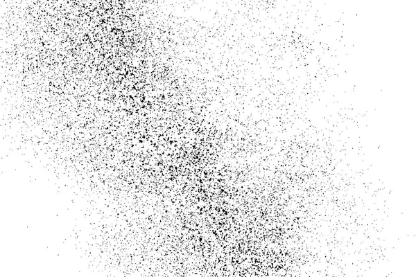 Beyaz arka plan üzerinde izole siyah grenli doku. Sıkıntı kaplaması dokulu. Grunge tasarım öğeleri. Vektör çizim, eps 10.