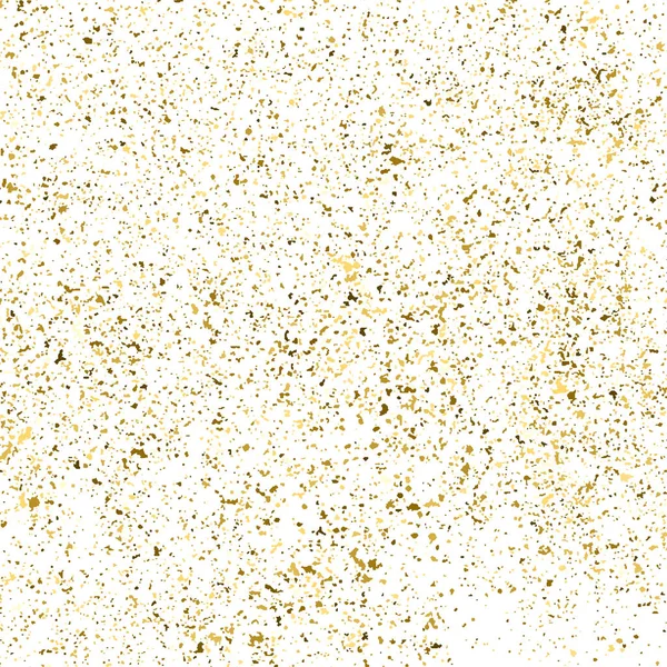 Altın parıltı beyaz kare izole doku. Amber parçacıklar renk. Kutlama arka plan. Patlama konfeti. Vektör çizim, eps 10.