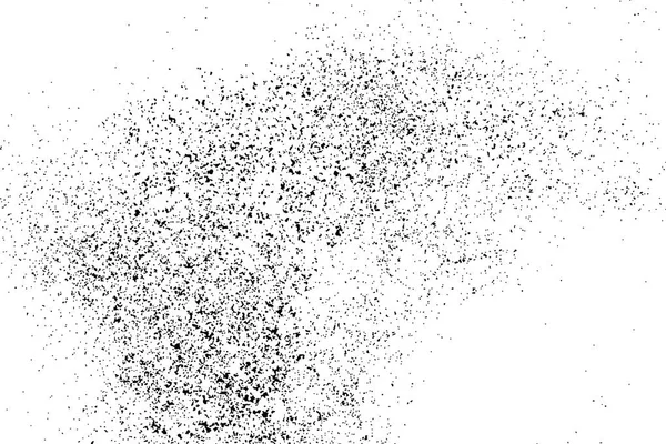 Beyaz arka plan üzerinde izole siyah grenli doku. Sıkıntı kaplaması dokulu. Grunge tasarım öğeleri. Vektör çizim, eps 10.