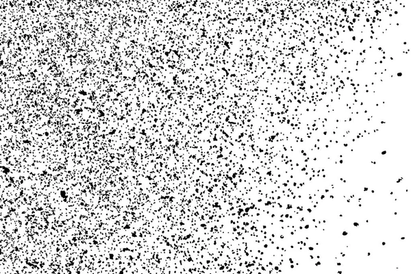 Beyaz arka plan üzerinde izole siyah grenli doku. Sıkıntı kaplaması dokulu. Grunge tasarım öğeleri. Vektör çizim, eps 10.