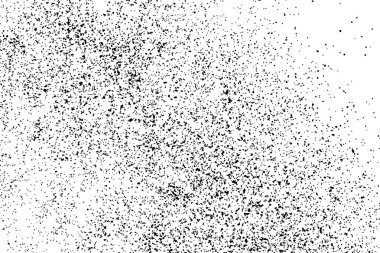 Beyaz arka plan üzerinde izole siyah grenli doku. Sıkıntı kaplaması dokulu. Grunge tasarım öğeleri. Vektör çizim, eps 10.