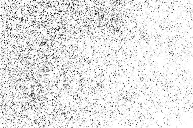 Beyaz arka plan üzerinde izole siyah grenli doku. Sıkıntı kaplaması dokulu. Grunge tasarım öğeleri. Vektör çizim, eps 10.