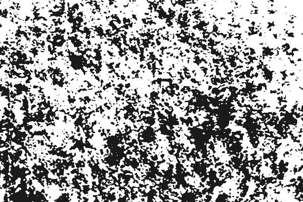 Fekete Szemcsés Textúra Elszigetelt Fehér Background Vészjelző Overlay Szerkezetű Grunge — Stock Vector