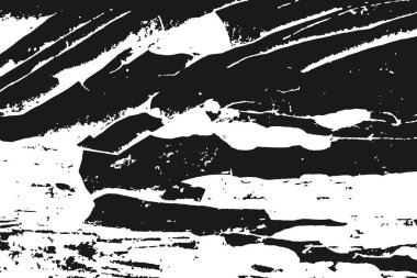 Beyaz arka plan üzerinde izole siyah grenli doku. Sıkıntı kaplaması dokulu. Grunge tasarım öğeleri. Vektör çizim, eps 10.