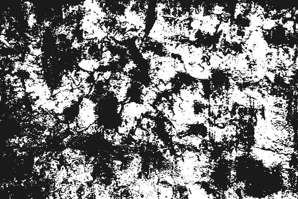 Textura Granulada Blanca Aislada Sobre Fondo Negro Superposición Angustia Texturizada — Archivo Imágenes Vectoriales