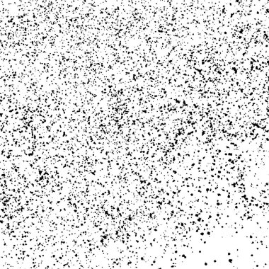 Beyaz arka plan üzerinde izole siyah grenli doku. Parçacıklar kaplaması dokulu. Grunge tasarım öğeleri. Vektör çizim, eps 10.