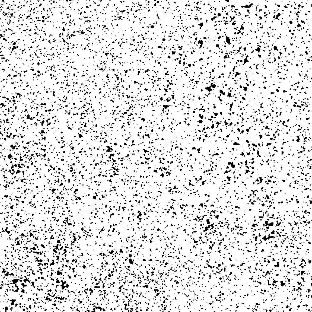 Black grainy texture isolated on white background. Particles  overlay textured. Grunge design elements. Vector illustration,eps 10.
