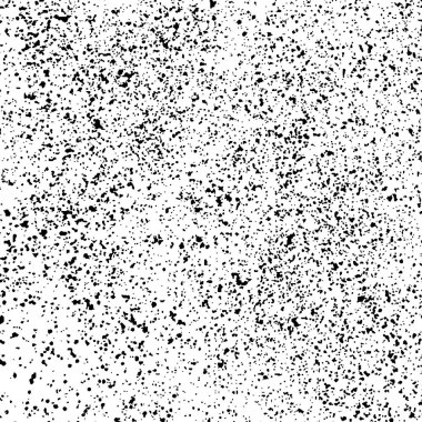 Beyaz arka plan üzerinde izole siyah grenli doku. Parçacıklar kaplaması dokulu. Grunge tasarım öğeleri. Vektör çizim, eps 10.