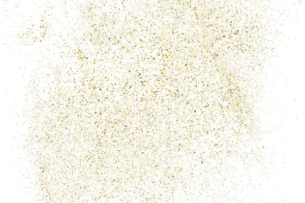 Texture Paillettes Isolée Sur Blanc Couleur Des Particules Ambrées Fond — Image vectorielle