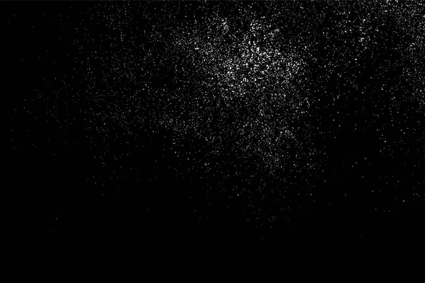 Tahıl soyut doku siyah arka plan üzerine izole. Gürültü tasarım öğesi. Sıkıntı kaplaması dokulu. Vektör çizim, eps 10.