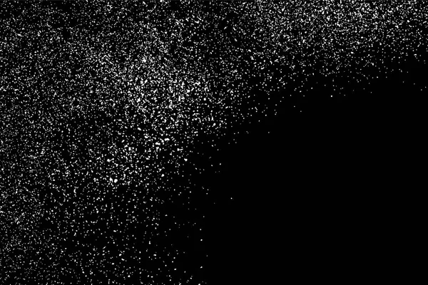 Textura Abstracta Grano Aislada Sobre Fondo Negro Elemento Diseño Ruido — Vector de stock