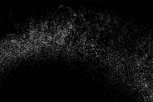 Tahıl soyut doku siyah arka plan üzerine izole. Gürültü tasarım öğesi. Sıkıntı kaplaması dokulu. Vektör çizim, eps 10.